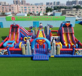 GF3-1280 Superman Thema Aufblasbarer Funpark