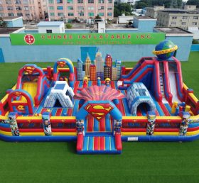 GF3-1281 Superman-Thema aufblasbare Fun City