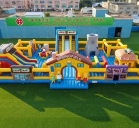GF3-1286 Die Simpsons Thema Aufblasbarer Funpark