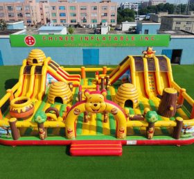 GF3-1295 Winnie The Pooh Thema Aufblasbarer Funcity