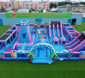 GF3-1357 Lilo & Stitch Themenpark mit aufblasbaren Attraktionen