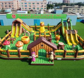 GF3-1360 Masha und der Bär Themen Inflatable Park
