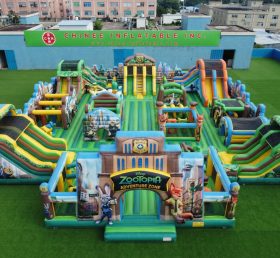 GF3-1421 Zootopia Thema Aufblasbarer Park