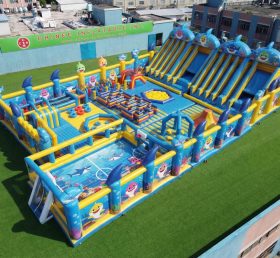 GF3-642 Baby Shark Thema Riesenaufblasbarer Park