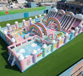 GF3-649 Care Bears Thema Riesiger Aufblasbarer Park
