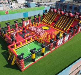 GF3-669 Mickey & Minnie Themen Riesen aufblasbarer Park