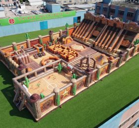 GF3-696 Wildwest-Thema Riesiger Aufblasbarer Park