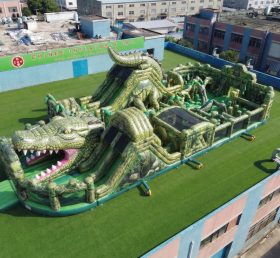 GF3-699 Krokodil-Themen Hüpfburg-Spielplatz