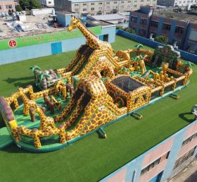 GF3-702 Hüpfburg im Giraffen-Design