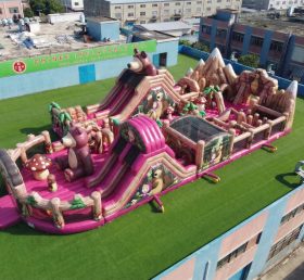 GF3-709 Masha und der Bär Thema aufblasbarer Spielplatz