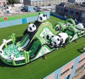 GF3-713 Panda Thema Aufblasbarer Spielplatz
