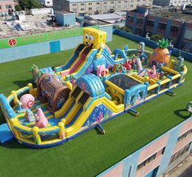GF3-717 SpongeBob Thema Aufblasbarer Spielplatz