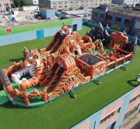 GF3-719 Tiger Thema Aufblasbarer Spielplatz