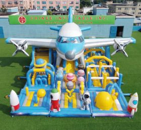GF3-732 Flugzeug-Themen Hüpfburg-Spielplatz