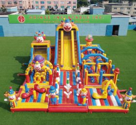 GF3-740 Clown-Themen aufblasbarer Spielplatz