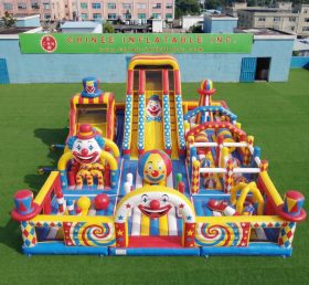 GF3-741 Clown-Thema Aufblasbarer Spielplatz