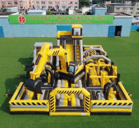 GF3-745 Bagger-Themen-Hüpfburg-Spielplatz