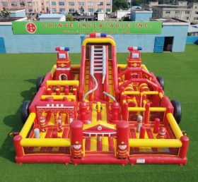 GF3-751 Feuerwehr-Themen Hüpfburg