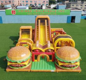GF3-754 Hamburger Thema Aufblasbarer Spielplatz