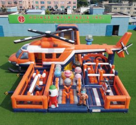 GF3-756 Hubschrauber-Thema Aufblasbarer Spielplatz