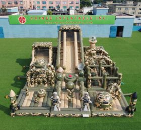 GF3-761 Militärstil-Thema Aufblasbarer Spielplatz