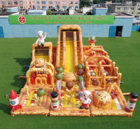 GF3-766 Pizza Thema Aufblasbarer Spielplatz