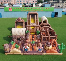GF3-777 Wildwest-Themen-Hüpfburg
