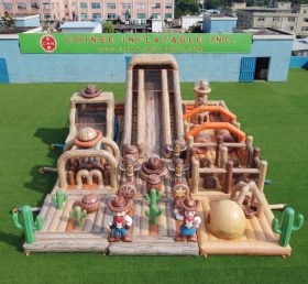 GF3-778 Wildwest-Themen Hüpfburg