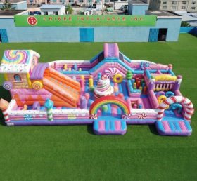 GF3-784 Candy Thema Aufblasbarer Spielplatz