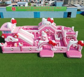 GF3-796 Hello Kitty Thema Aufblasbarer Spielplatz