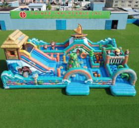 GF3-806 Moana Thema Aufblasbarer Spielplatz