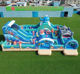 GF3-809 Ozean-Themen Hüpfburg-Spielplatz