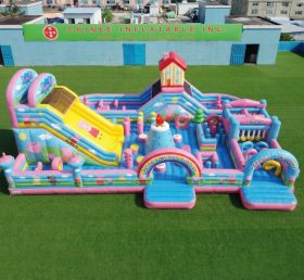 GF3-812 Peppa-Wutz-Themen-Aufblasbarer Spielplatz