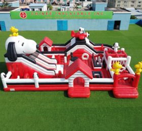 GF3-822 Snoopy Thema Aufblasbarer Spielplatz