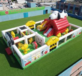 GF3-823 Snoopy Thema Aufblasbarer Spielplatz