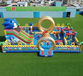 GF3-824 Sonic Thema Aufblasbarer Spielplatz