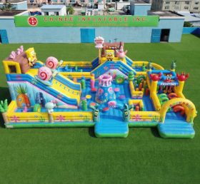 GF3-826 SpongeBob Thema Aufblasbarer Spielplatz