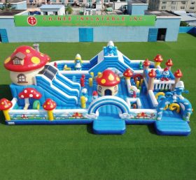GF3-830 Die Schlümpfe Themen‑Aufblasbarer Spielplatz