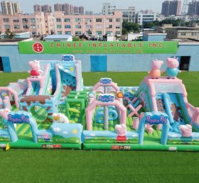 GF3-872 Peppa Pig Themenpark Hüpfburg
