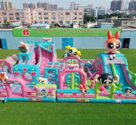 GF3-885 Powerpuff Girls Themen‑Aufblasbarer Park