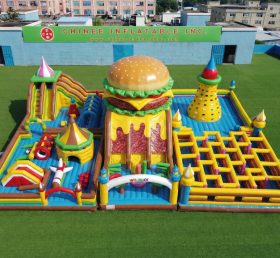 GF3-908 Hamburger Thema aufblasbarer Park