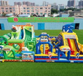 GF3-923 Sonic-Thema Aufblasbarer Park
