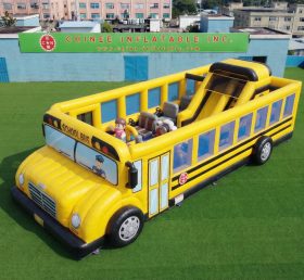 GF3-943 Bus-Thema Aufblasbarer Spielplatz