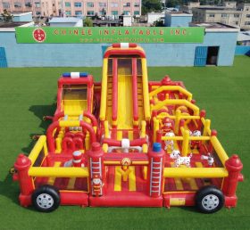 GF3-952 Feuerwehr-Thema Aufblasbarer Spielplatz