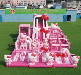 GF3-956 Hello Kitty Thema Aufblasbarer Spielplatz