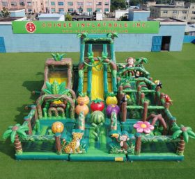 GF3-957 Dschungel-Thema Aufblasbarer Spielplatz