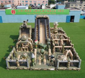 GF3-962 Militärstil-Thema Aufblasbarer Spielplatz