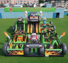 GF3-965 Monstertruck-Themen Hüpfburg