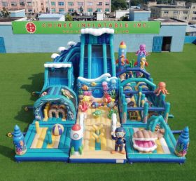 GF3-967 Ozean-Thema Aufblasbarer Spielplatz