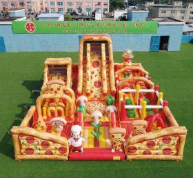 GF3-971 Pizza-Thema Aufblasbarer Spielplatz